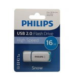 მეხსიერება  USB 2.0 16GB Snow Edition Blue Philips..