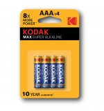 ელემენტი kodak max alkaline AAA battery (4pack)..