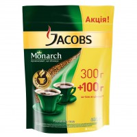 ყავა ხსნადი "იაკობს მონარქი / Jacobs Monarch"  300+100გრ.