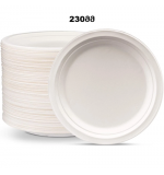 თეფში შაქრის ლერწმის ბაგასის 230*20მმ 50ც.