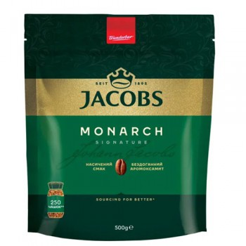 ყავა ხსნადი "იაკობს მონარქი / Jacobs Monarch" 500გრ