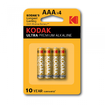 ელემენტი KODAK Ultra Premium Alkaline AAAx4ც.